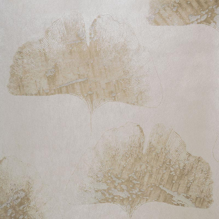 Holly Hunt Walls Biloba Sand Wallpaper W1058/03