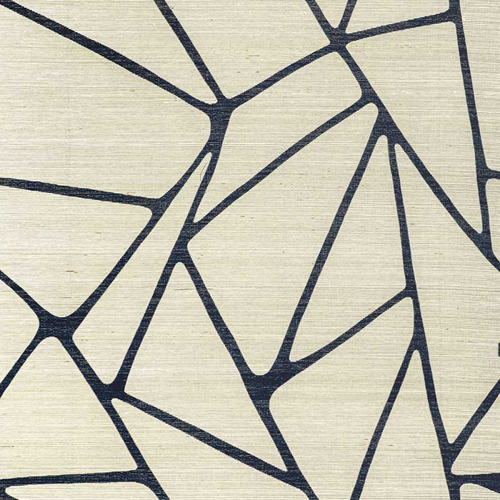 Kravet Couture To The Point Indigo Wallpaper Sample W3400.516.0