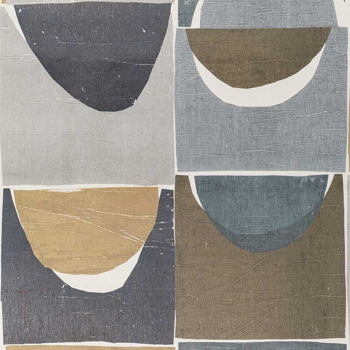 Kravet Couture Niko Mod Blue Stone Wallpaper Sample W3571.415.0