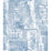 Kravet Couture Urban Planning Blueish Wallpaper Sample W3583.15.0