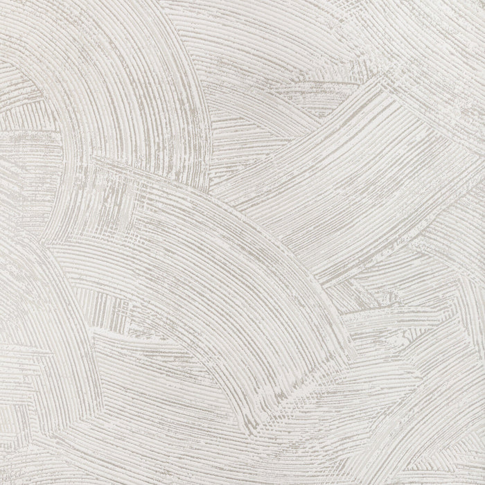 Kravet Couture Modern Swirl Wp Silver Wallpaper Sample W3831.11.0