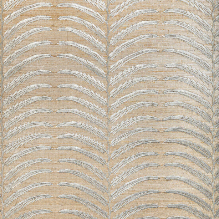 Kravet Couture Plantae Emb Sisal Grey Wallpaper Sample W3834.1611.0