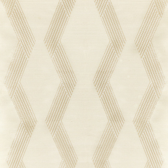 Kravet Couture Chainlink Emb Sisal Bone Wallpaper Sample W3835.161.0