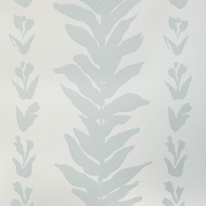 Kravet Couture Climbing Leaves Wp Mist Wallpaper Sample W3937.1101.0