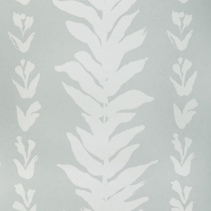 Kravet Couture Climbing Leaves Wp Haze Wallpaper Sample W3937.52.0