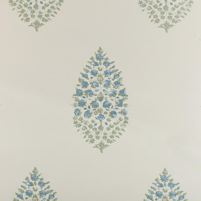 Kravet Couture Atelier Paisley Wp Blue Sage Wallpaper Sample W3938.315.0