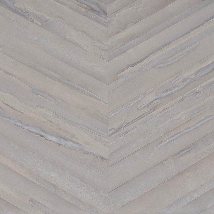 Holly Hunt Walls Cumulus Chevron Cement Wallpaper W4014/003