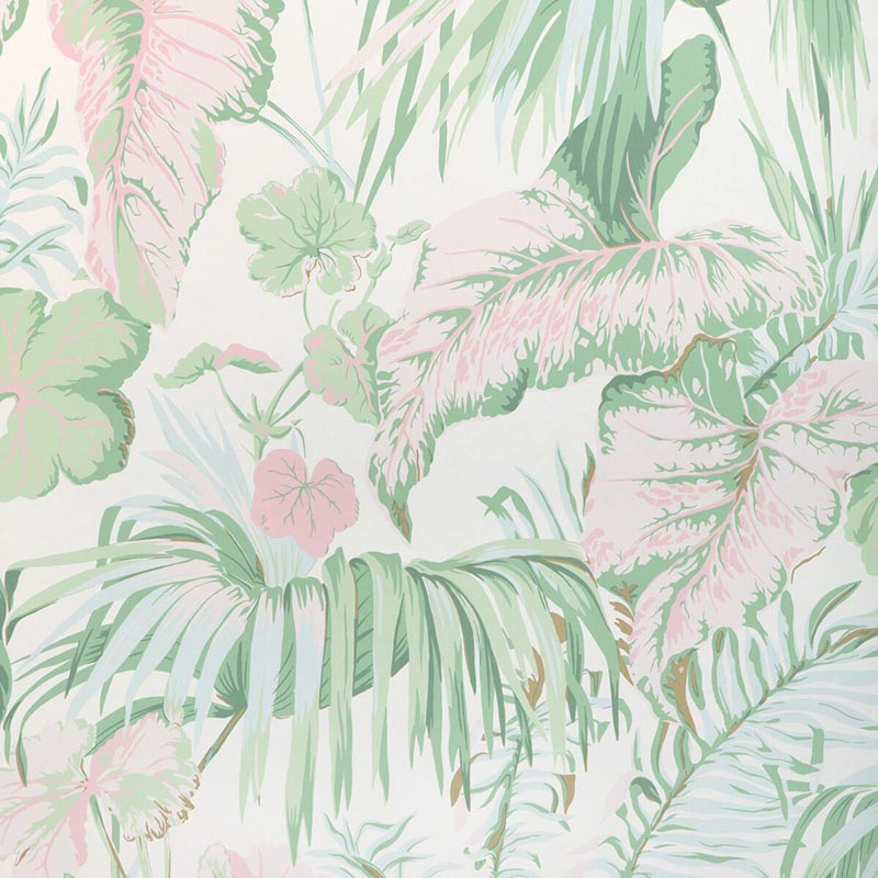 Kravet Couture Yasuni Wp Pink Palm Wallpaper W4145.317.0