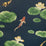 Kravet Couture Lotus Pond Wp Lagoon Wallpaper Sample W4146.315.0