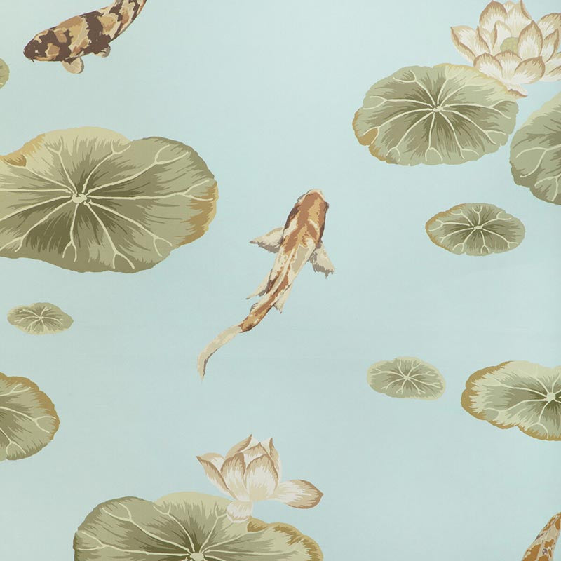 Kravet Couture Lotus Pond Wp Freshwater Wallpaper W4146.316.0