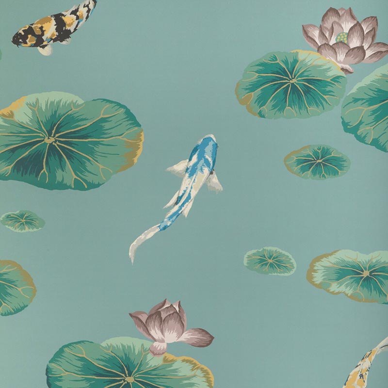 Kravet Couture Lotus Pond Wp Sage Wallpaper W4146.353.0