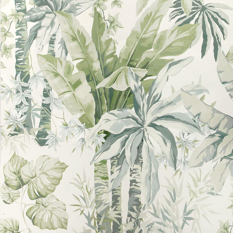 Kravet Couture Junglewood Pnl Blue Sage Wallpaper W4148.315.0