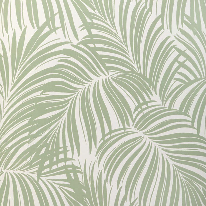 Kravet Couture Palm Leaf Wp Light Green Wallpaper W4149.30.0