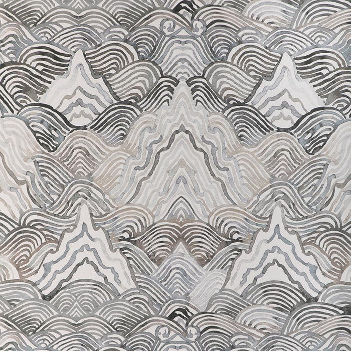 Kravet Couture Shangri La Wp Noir Wallpaper Sample W4150.811.0