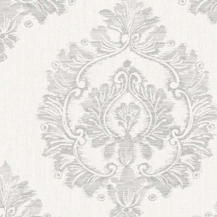 Winfield Thybony Damascus Harbor Grey Wallpaper Sample WBP10508.WT.0