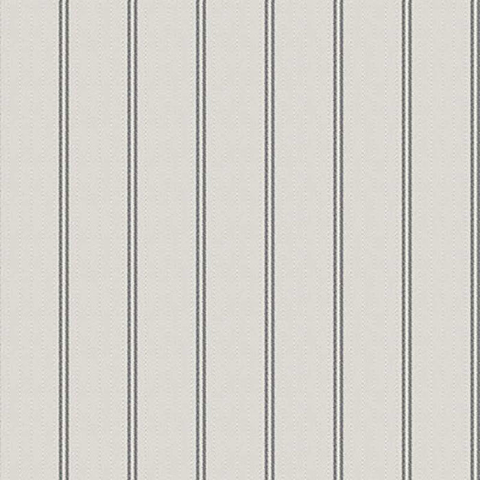 Winfield Thybony Ticking Stripe Charcoal Wallpaper Sample WBP11400P.WT.0