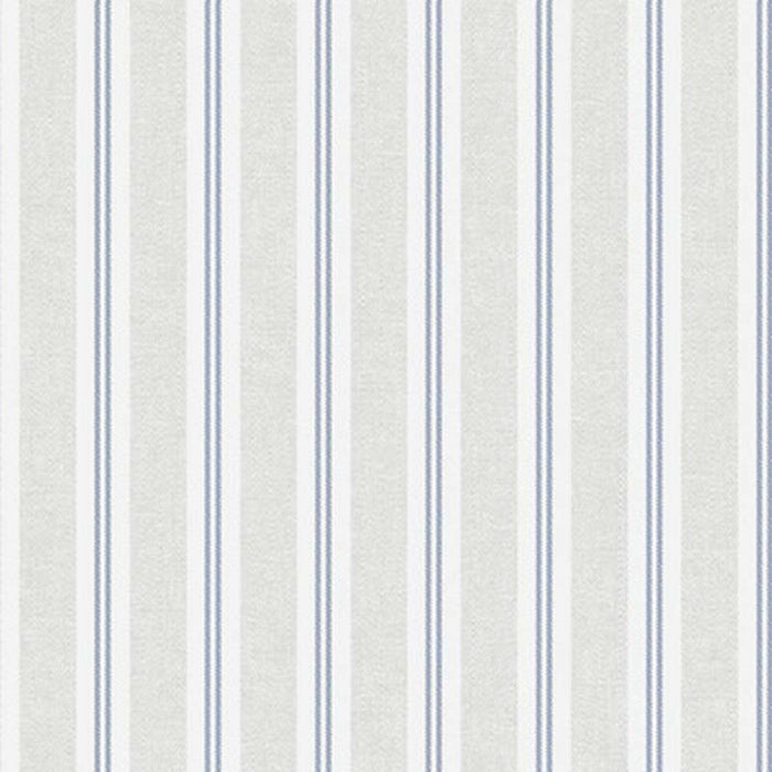 Winfield Thybony Ticking Stripe Indigo Wallpaper Sample WBP11402.WT.0