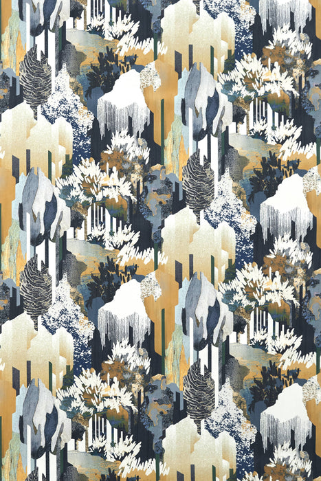 Lelievre Foret Mesange Wallpaper Sample WH000016451