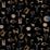 Lelievre Joyaux Noir Wallpaper Sample WH000016463