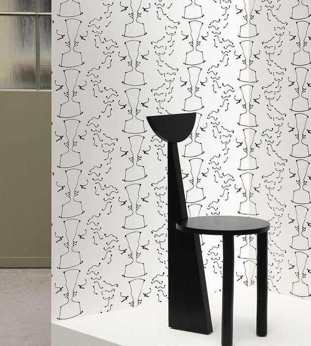 Lelievre Tete A Tete Ivoire Noir Wallpaper WH000016464