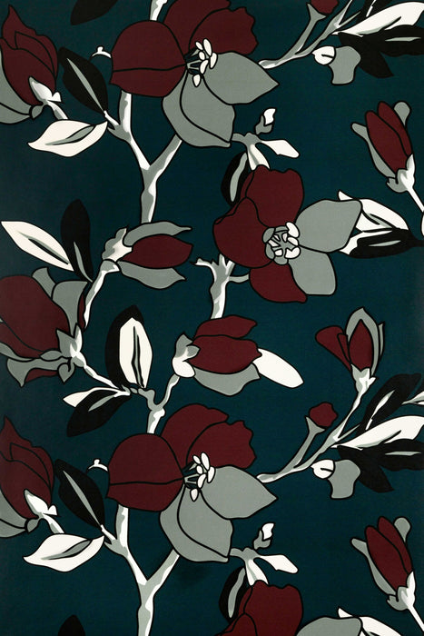 Lelievre Ayame Anthracite Wallpaper Sample WH000026484