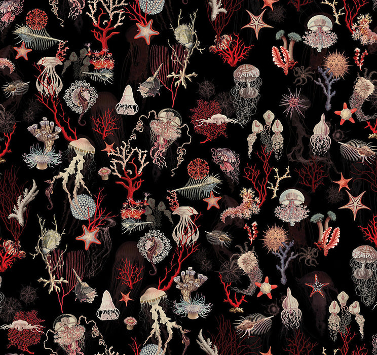 Jean Paul Gaultier Corail Noir Wallpaper Sample WH000033324