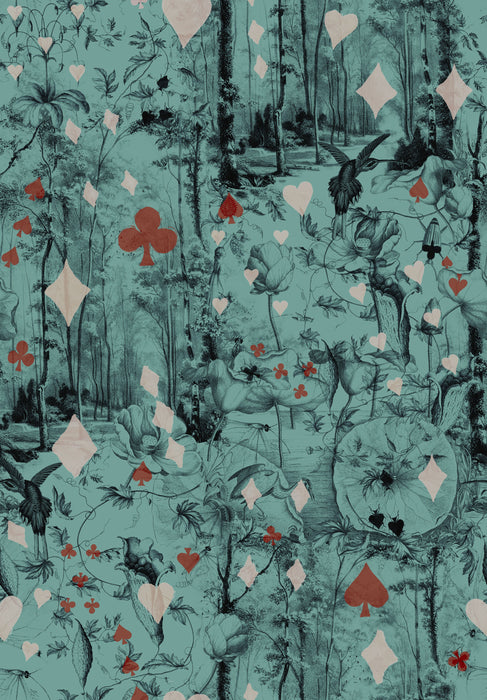 Jean Paul Gaultier Beriba Celadon Wallpaper WH000033333