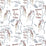 Lelievre Ecriture Indigo Wallpaper WH000036465