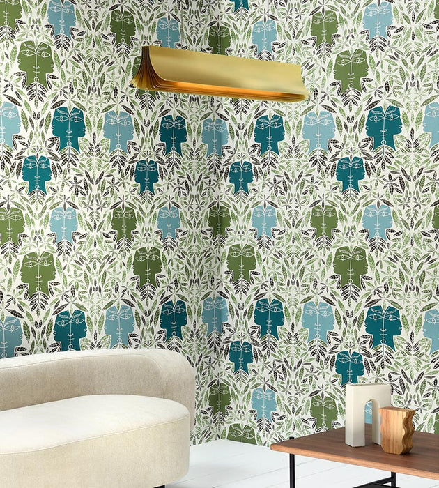 Lelievre Cap D'Ail Bleu Wallpaper Sample WH000036470