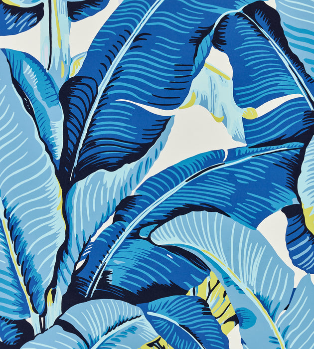 Hinson Hinson Palm Blue Lagoon Wallcovering Sample WHN000344000M