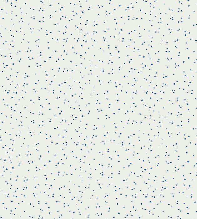 Hinson Van Blue On White Wallpaper Sample WHN000BP1008