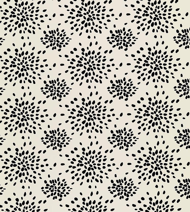 Hinson Fireworks Black On Off-White Wallpaper WHN000EP1020