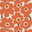 Jannelli & Volpi Unikko Tangerine Wallpaper WJ2000125100