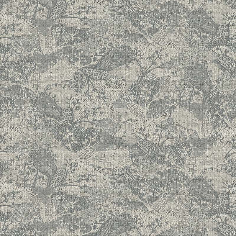 JWall Yuzen Silver Wallpaper Sample WJ2 00055043