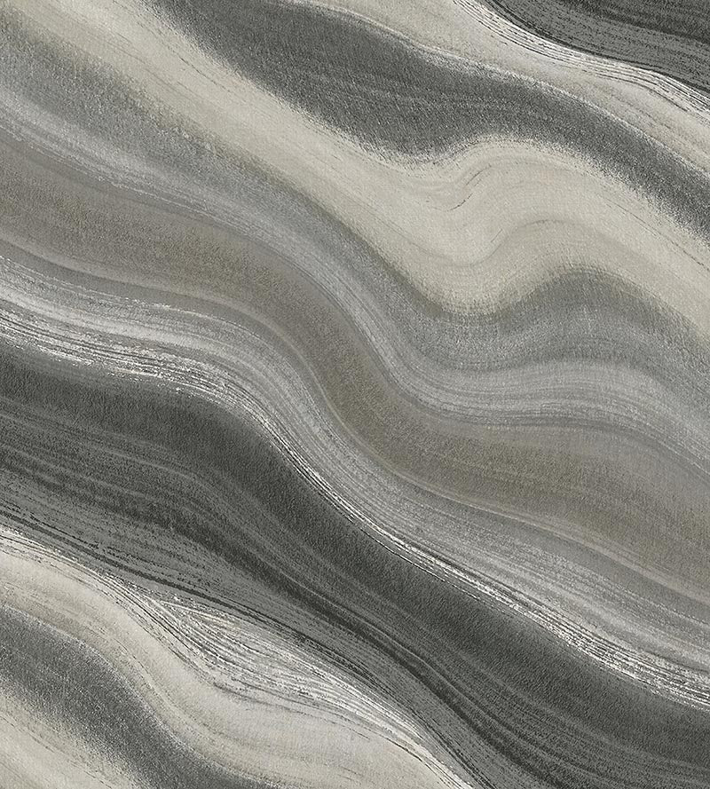 Scalamandre Paria Canyon Graphite Wallpaper Sample WMAST000900