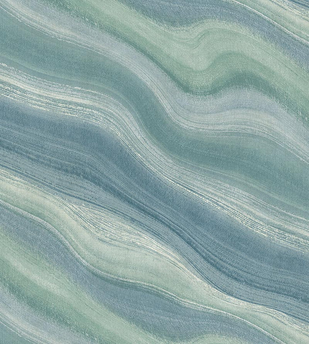 Scalamandre Paria Canyon Seafoam Wallpaper WMAST040900