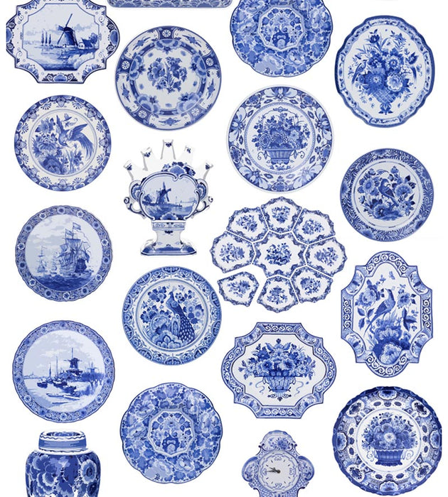 Nicolette Mayer Collections Blue Wallpaper WNM0001COLL