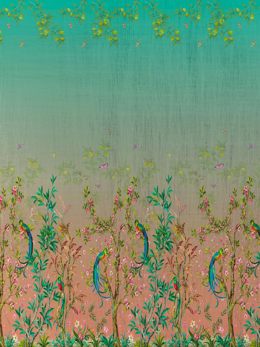 Nicolette Mayer Resplendent Quetzal - Panel Tian Wallpaper Sample WNM0001RESP