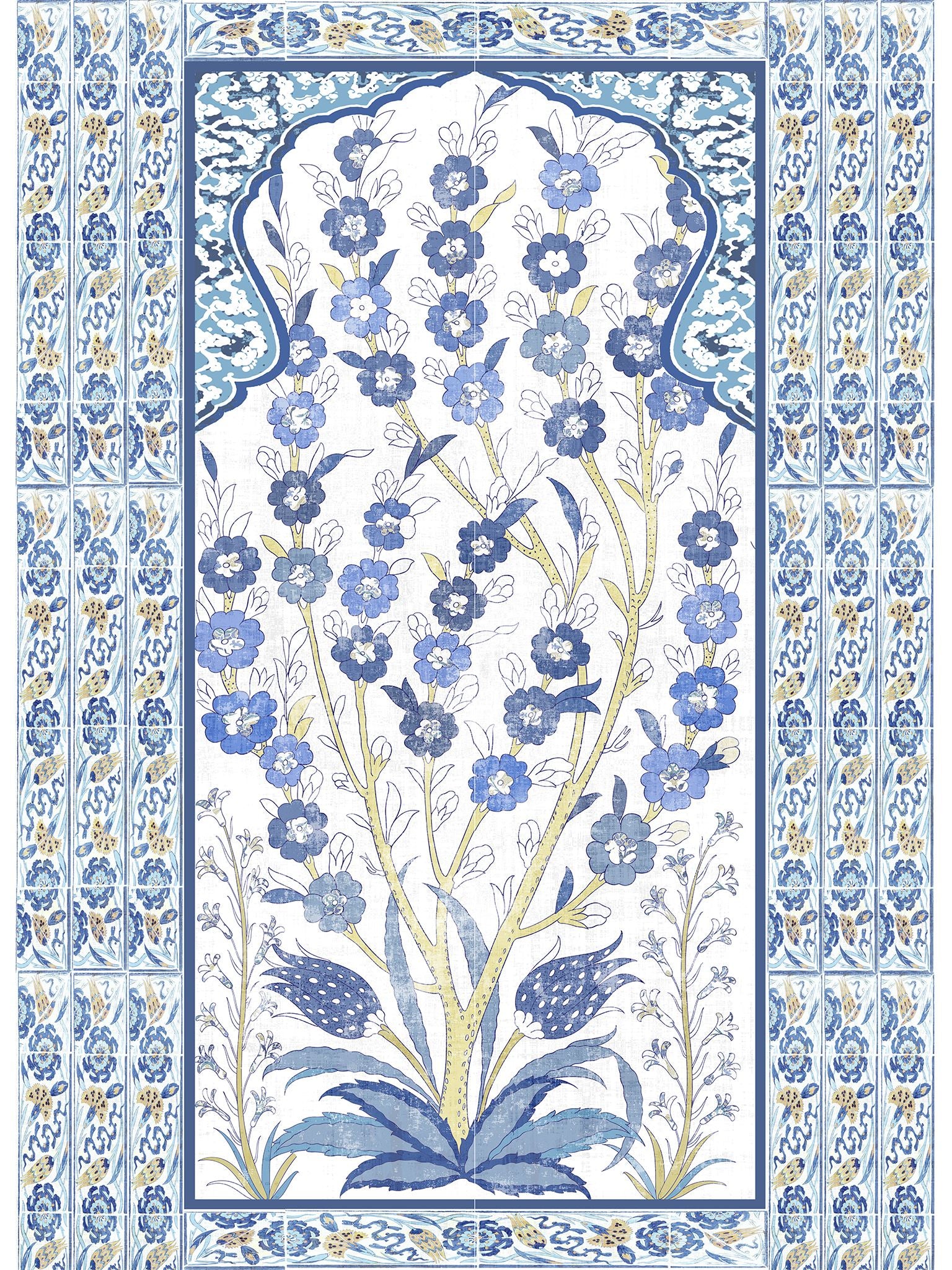 Nicolette Mayer Tree Of Life Dyptich - Single Classic - Right Panel Wallpaper Sample WNM0001TLSR