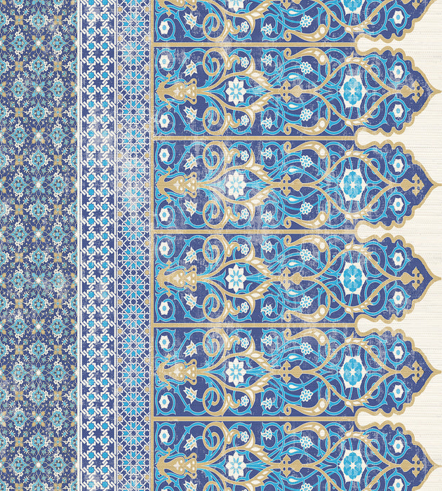 Nicolette Mayer Topkapi Border Classic Wallcovering Sample WNM0001TOPB