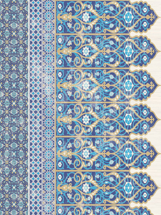 Nicolette Mayer Topkapi Border Classic Wallpaper Sample WNM0001TOPB