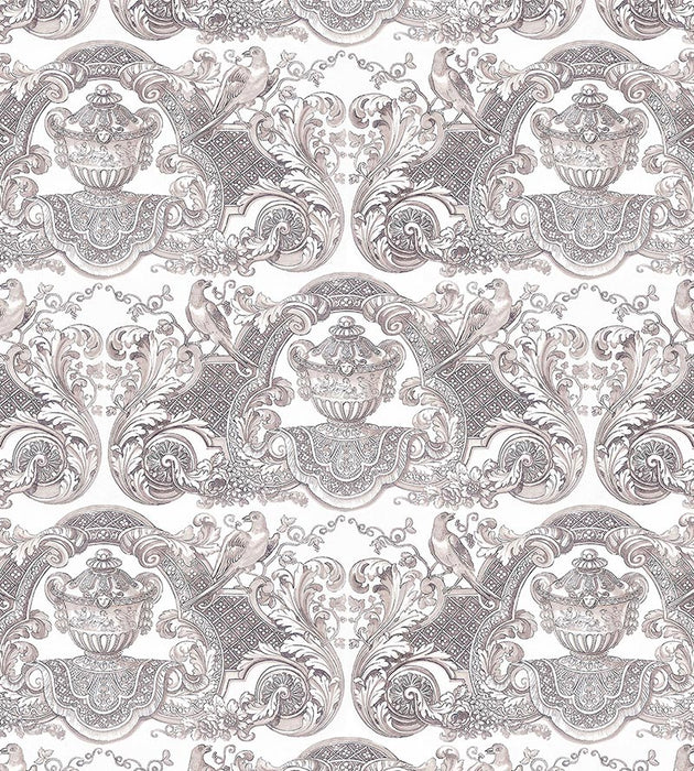 Nicolette Mayer William & Mary French Gray Wallpaper Sample WNM0001WMMY