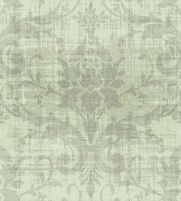 Nicolette Mayer Ballroom Celadon Wallpaper Sample WNM0002BALL