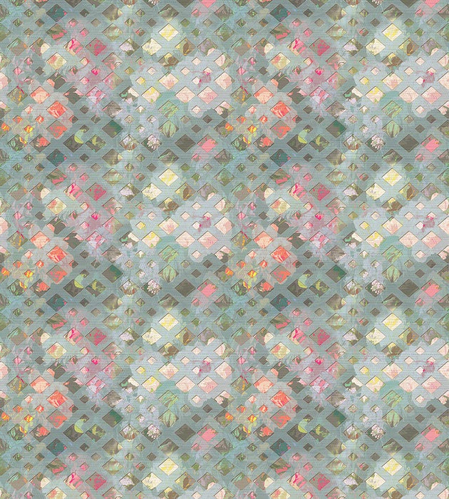 Nicolette Mayer Defosse Trellis Perlblau Wallpaper WNM0002DEFO