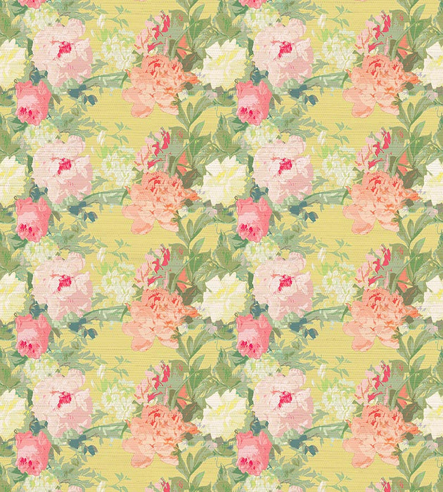 Nicolette Mayer Les Fleurs Lemon Wallpaper Sample WNM0002FLEU