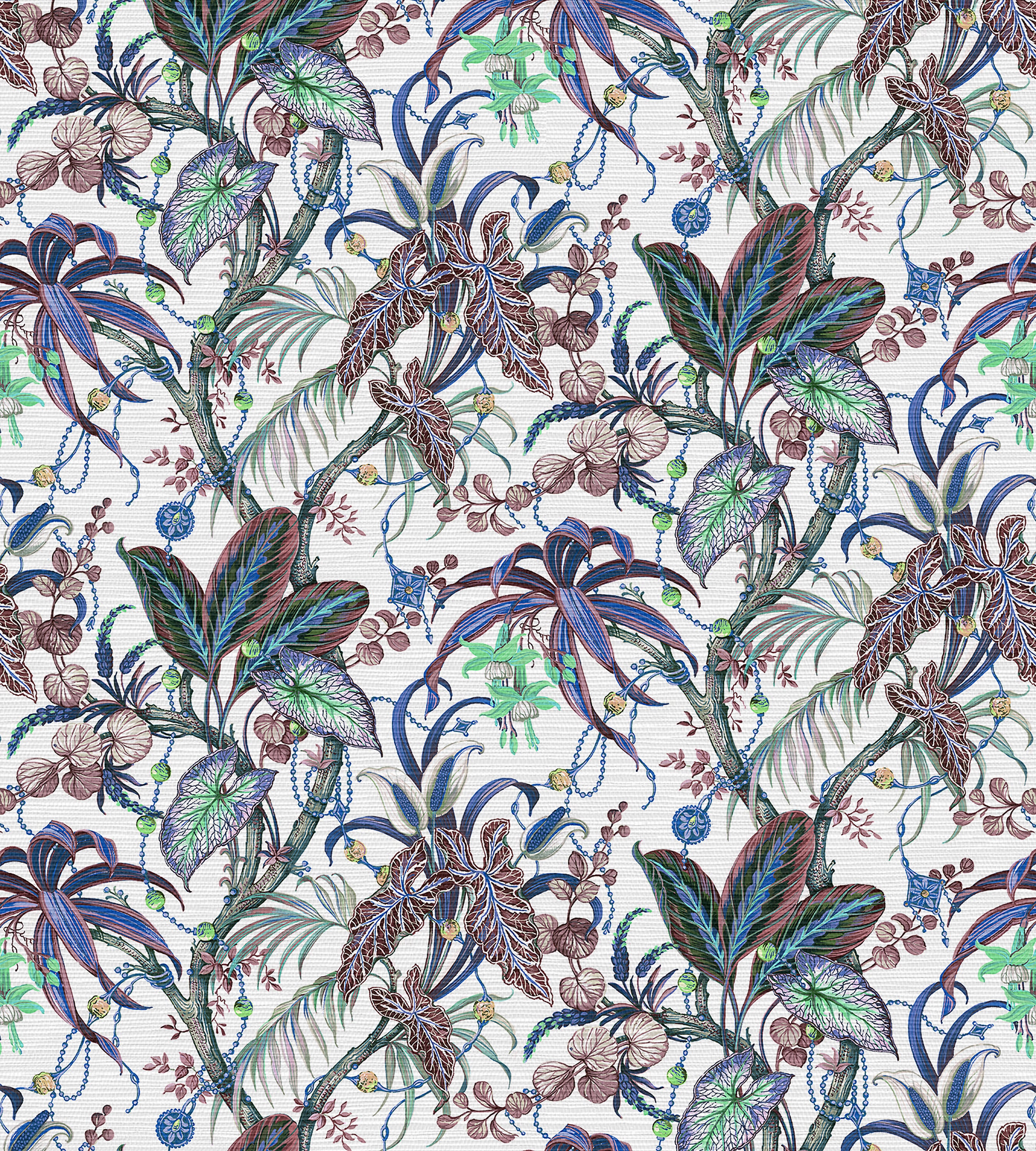 Nicolette Mayer Amazonia Faience Wallcovering Sample WNM0003AMAZ