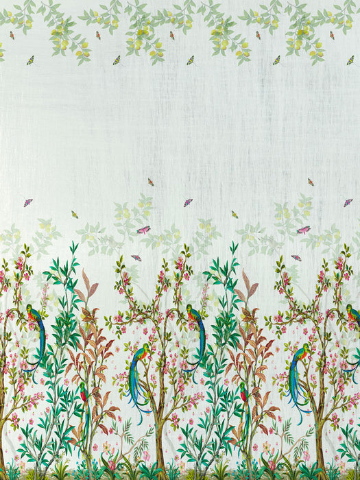 Nicolette Mayer Resplendent Quetzal - Panel White Wallpaper WNM0005RESP