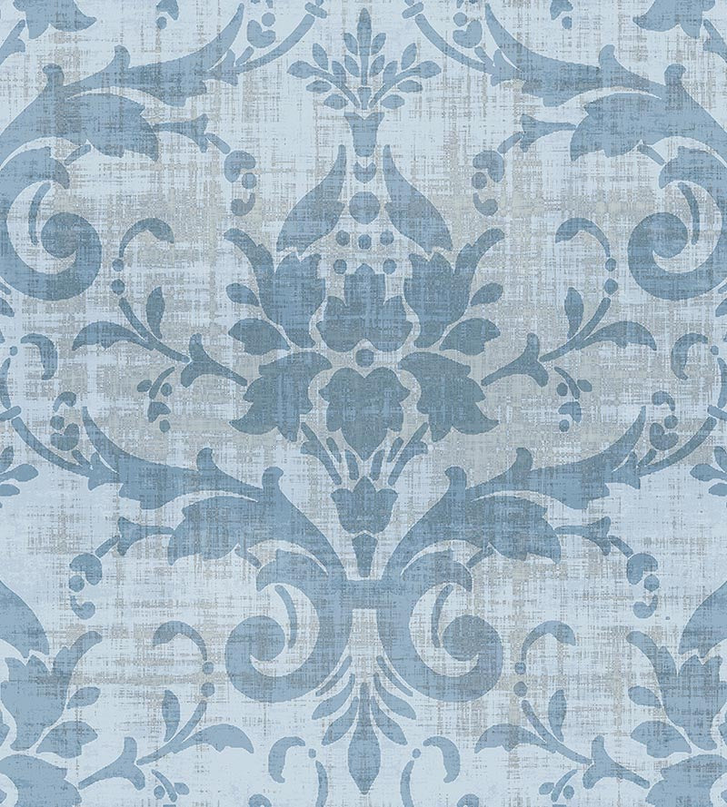 Nicolette Mayer Ballroom Slate Wallpaper Sample WNM0006BALL