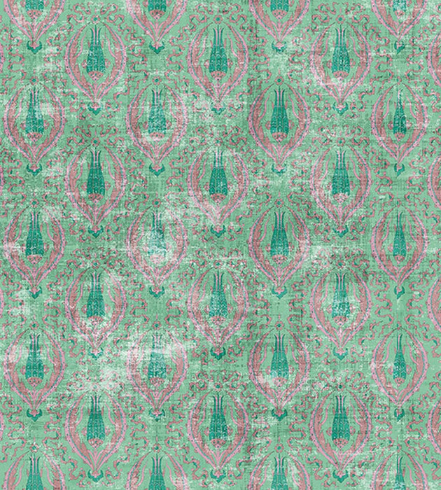 Nicolette Mayer Byzantine Jewel Green Wallpaper Sample WNM1021BYZA