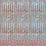 Nicolette Mayer Topkapi Garden - Panel Turquoise Red Wallcovering Sample WNM1047TOPK